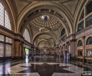 France station, Barcelona puzzle