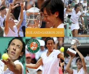 Francesca Schiavone Roland Garros Champion 2010 puzzle