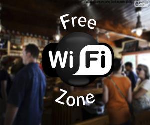 Free wifi zone puzzle