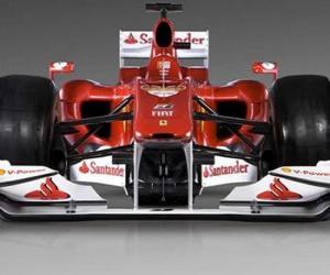 Front Ferrari F10 puzzle