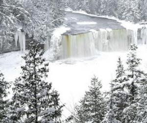 frozen river in winter puzzle