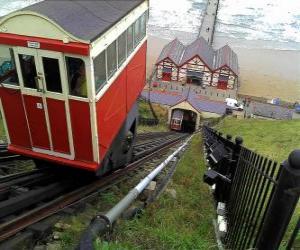 Funicular, is used for very steep slopes puzzle