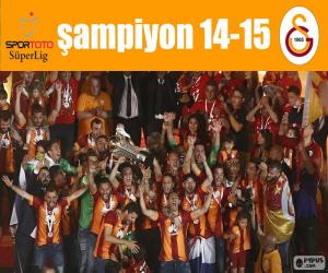 Galatasaray, champion 14-15 puzzle