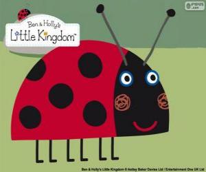 Gaston the Ladybird, the best friend insect from Ben and Holly puzzle