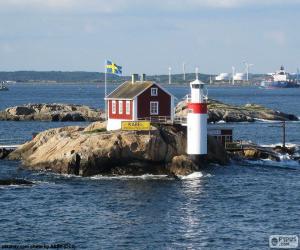 Gaveskar lighthouse, Gothenburg, Sweden puzzle