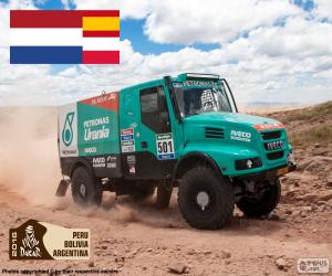 Gerard de Rooy, Dakar 2016 puzzle