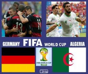 Germany - Algeria, Eighth finals, Brazil 2014 puzzle