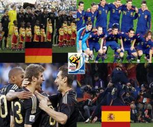Germany - Spain, semi-finals, South Africa 2010 puzzle