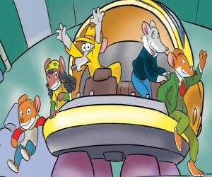Geronimo Stilton, with other characters puzzle