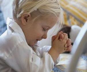 Girl praying with her hands in prayer puzzle