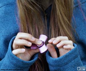 Girl with a Spinner puzzle