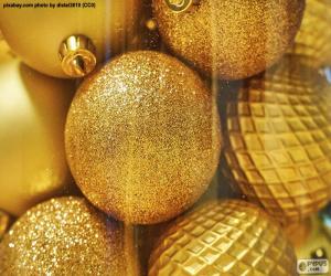 Golden Balls for Christmas puzzle