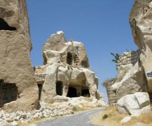 Göreme National Park and cave sites in Cappadocia, Turkey. puzzle