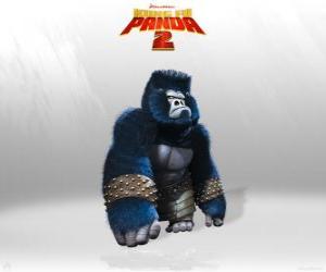Gorillas are the muscle in the army of the Lord Shen puzzle