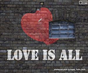 Graffiti the love is all puzzle