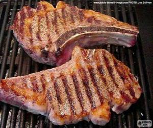 Grilled meat puzzle