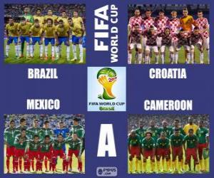 Group A, Brazil 2014 puzzle