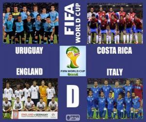 Group D, Brazil 2014 puzzle