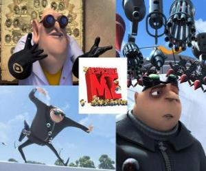 Gru villain number 2 in the world. Despicable Me puzzle