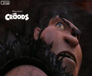 Grug, a caveman and patriarch of the Croods family puzzle