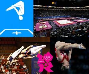 Gymnastics trampoline - London 2012 - puzzle