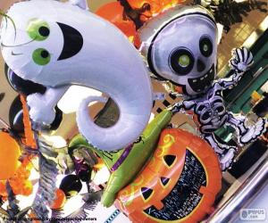 Halloween balloons puzzle