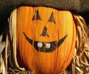 Halloween scarecrow puzzle