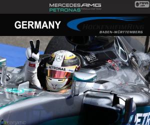 Hamilton, 2016 German Grand Prix puzzle