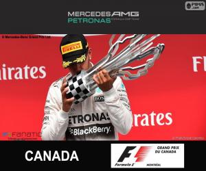 Hamilton G.P. Canada 2015 puzzle