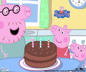 Happy Birthday Peppa Pig puzzle