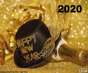 Happy New Year 2020 puzzle