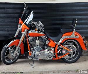 Harley Davidson Orange puzzle