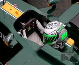 Heikki Kovalainen helmet 2010 puzzle