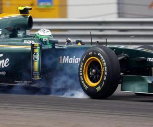 Heikki Kovalainen - Lotus - Istanbul 2010 puzzle