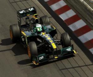 Heikki Kovalainen - Lotus - Monte-Carlo 2010 puzzle