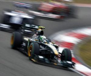 Heikki Kovalainen - Lotus - Shanghai 2010 puzzle