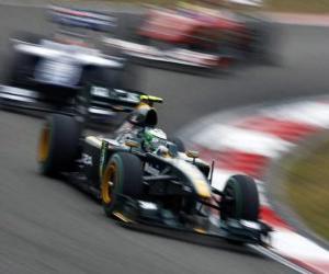 Heikki Kovalainen - Lotus - Shanghai 2010 puzzle