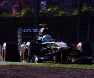 Heikki Kovalainen - Lotus - Suzuka 2010 puzzle