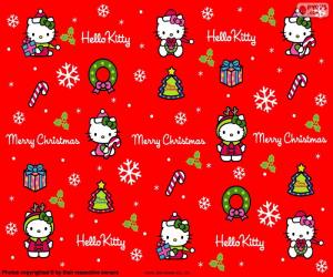 Hello Kitty Christmas puzzle