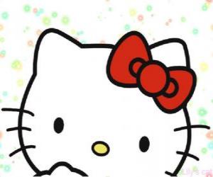 Hello Kitty face puzzle