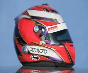 Helmet Kamui Kobayashi 2010 puzzle