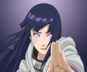 Hinata Hyuga is part of Team 8 and is a specialist in Chinese martial arts puzzle