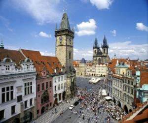 Historic Center of Prague, Czech Republic. puzzle