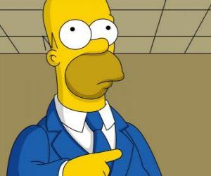 Homer Simpson very elegant puzzle