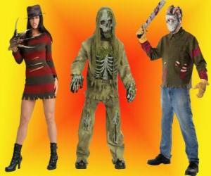 Horror costumes puzzle