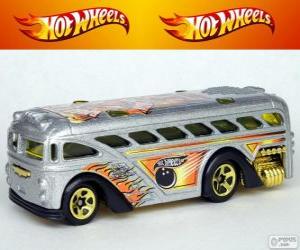 Hot Wheels bus puzzle