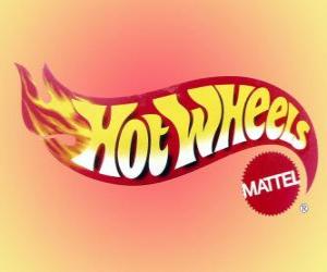 Hot Wheels logo from Mattel puzzle