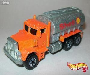 Hot Wheels tanker truck puzzle