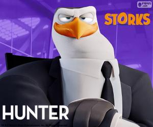 Hunter, storks puzzle