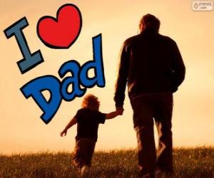 I love you dad puzzle